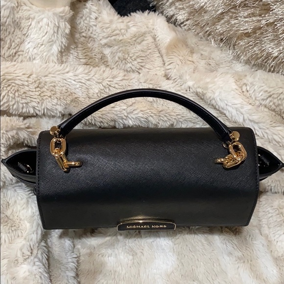 Michael Kors Black Leather Satchel - Picture 14 of 15